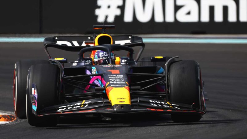 Max Verstappen in 2023 Miami GP
