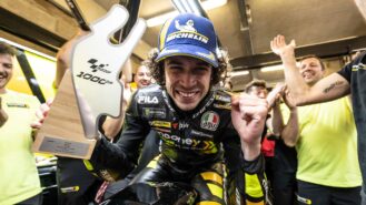 Bezzecchi’s Le Mans win among the mayhem: ‘I put my rhythm on’