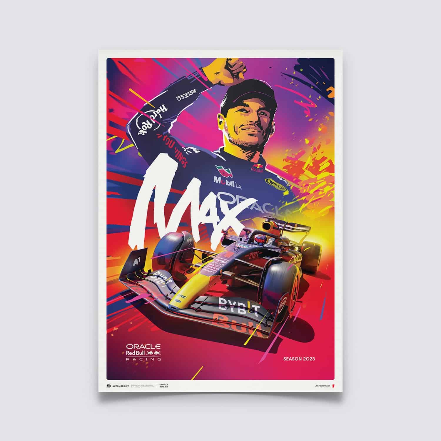 Oracle Red Bull Racing - Max Verstappen - 2023 Poster