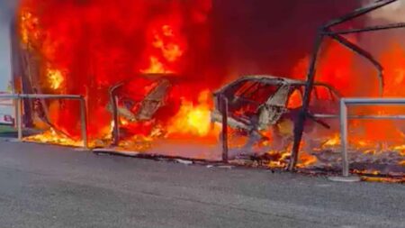 Loeb’s Lancia rallycross team garage engulfed in devastating fire