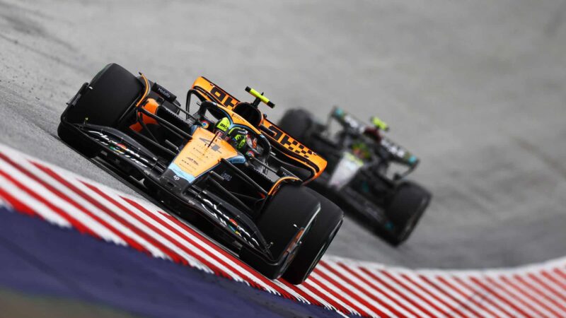 Lando Norris mcLaren 2023 Austrian GP