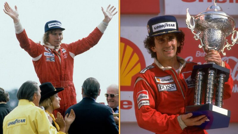 James Hunt Alain Prost