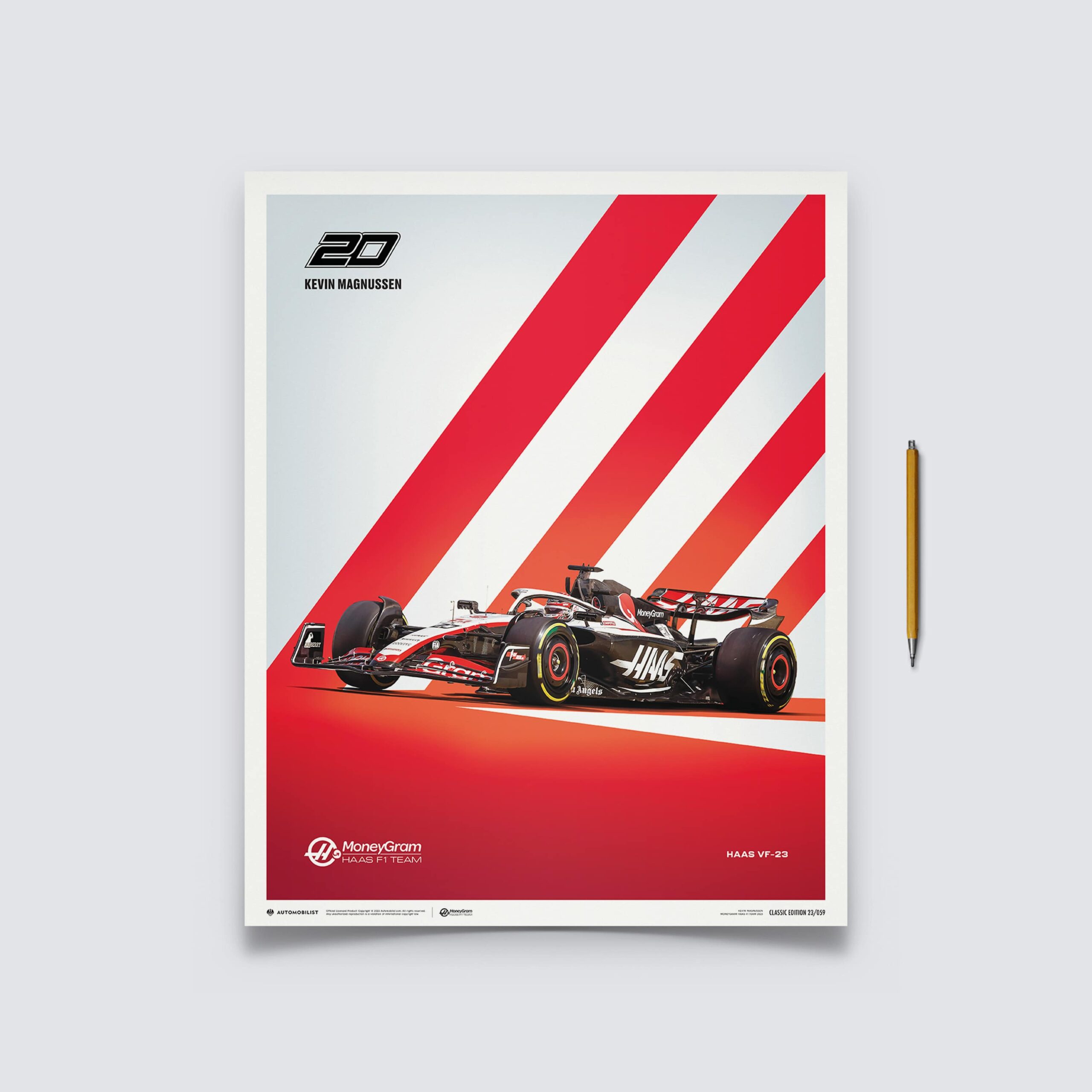 MoneyGram Haas F1 Team - Kevin Magnussen - 2023 Poster