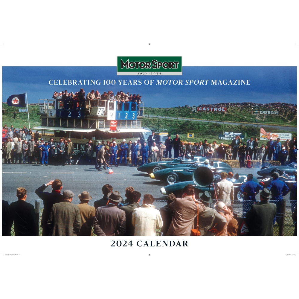 Official Motor Sport Magazine 100 Years Calendar | 2024
