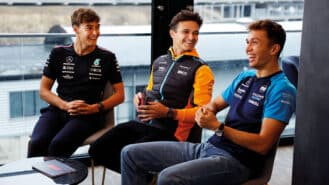 Russell, Norris, Albon: the friends at the sharp end of F1’s next generation