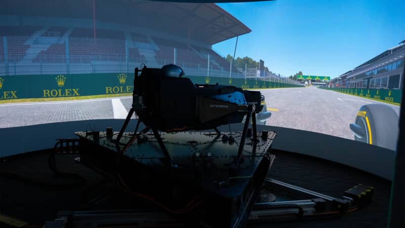 Driving the punishing new F1 simulator – so realistic Ferrari uses it -  Motor Sport Magazine