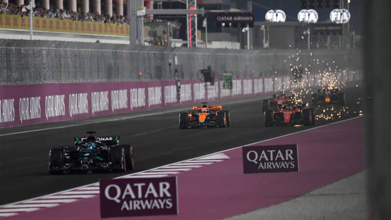 McLaren Ferrari Mercedes 2023