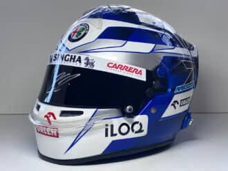 Product image for Kimi Räikkönen Signed | Full Size 'final race' Display Helmet