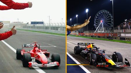 A dominant driver & distractions off-track. But F1 in 2004 was about to change…