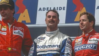 Mansell’s last F1 win: after Hill & Schumacher crashed in 1994 Australian GP