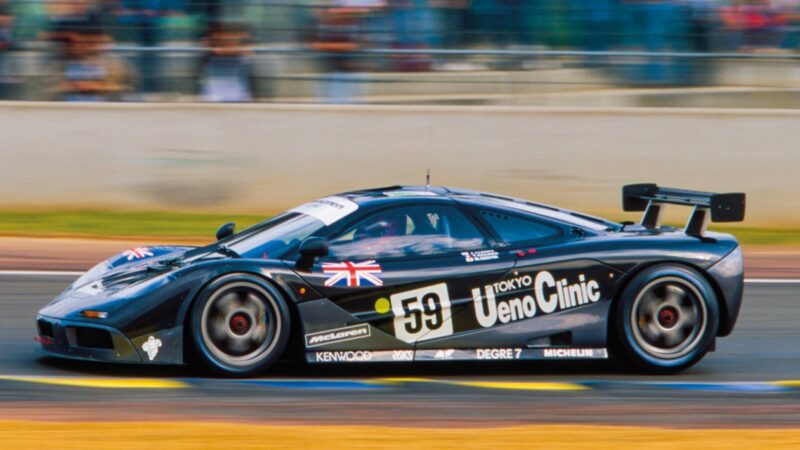 Miniature Spark 1/43 – McLaren F1 GTR N°59, Essais Pré-qualifs 24H Le Mans