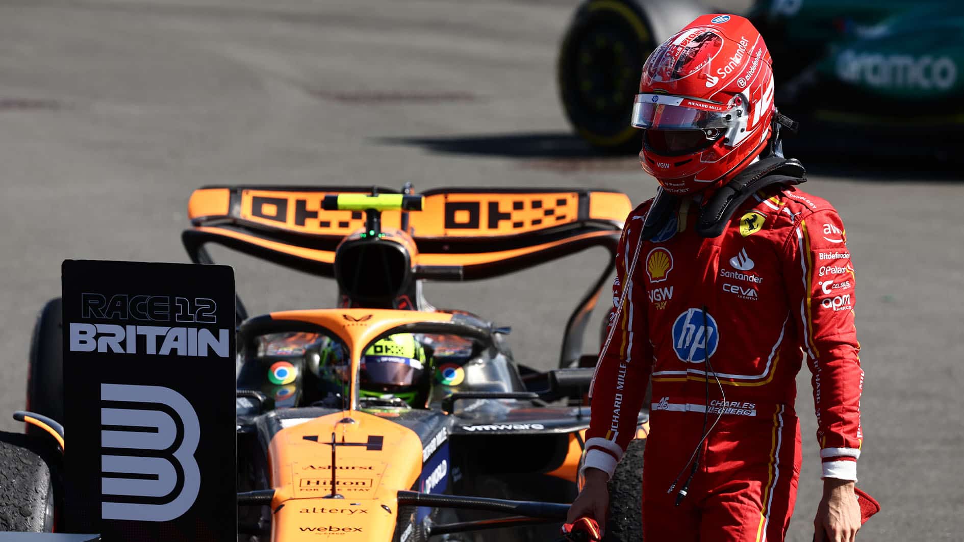 2 Charles Leclerc Ferrari 2024 British GP
