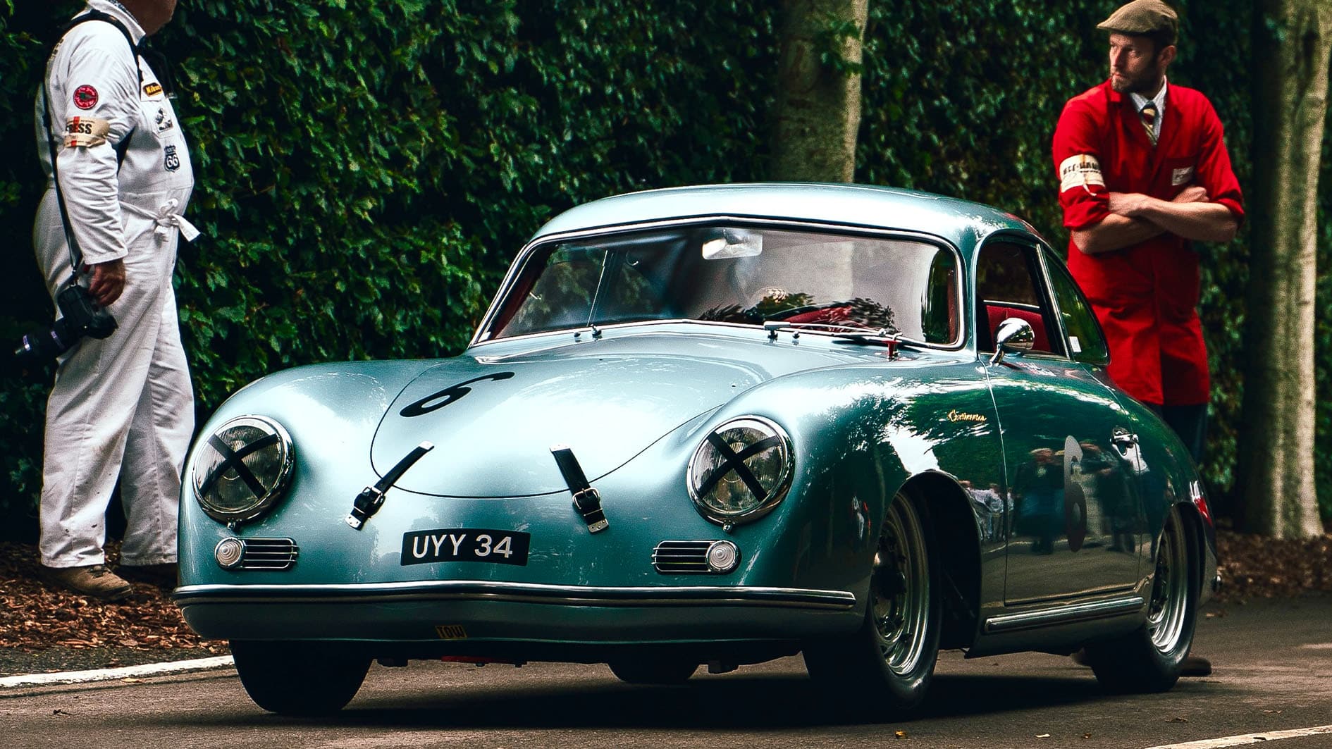 Denis Jenkinson's Porsche 356 roars again at Goodwood - Motor