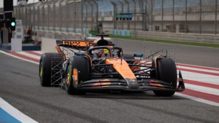 What happens during an F1 shakedown or filming day?