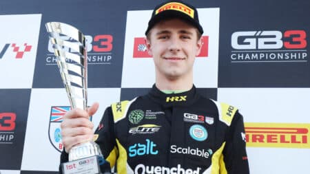 GT title for young British driver after F1 ladder proves too costly