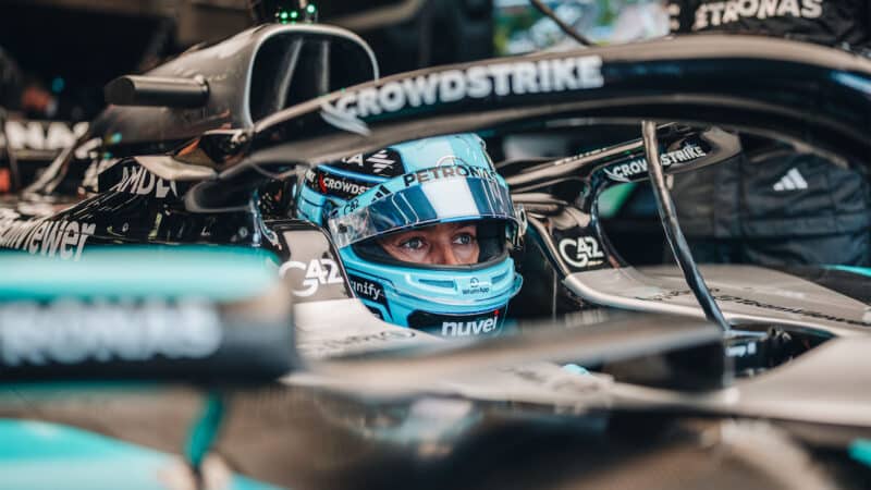George Russell Mercedes 2025 Belgian GP
