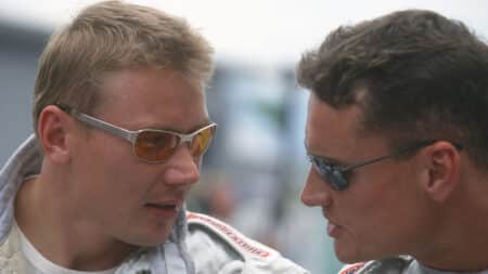 ‘It got frosty!’ Häkkinen and Coulthard to take F1 rivalry on tour