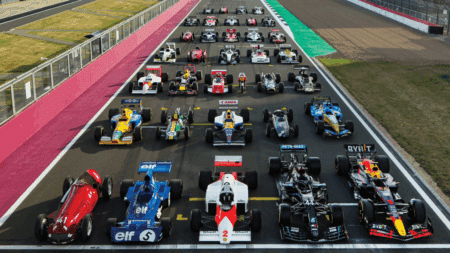 Silverstone’s F1-75 mega-grid