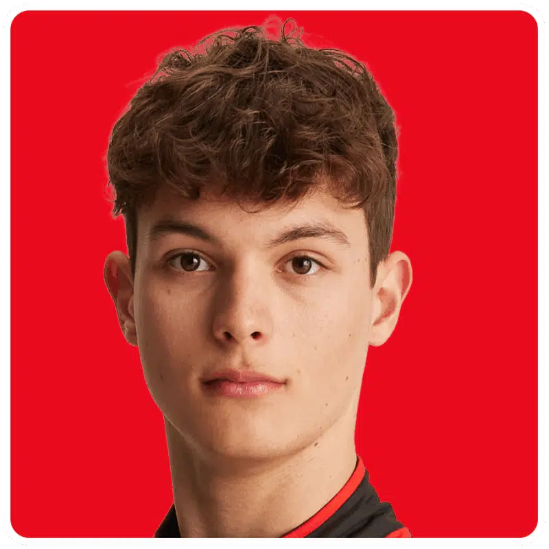 Ollie Bearman 2025 headshot