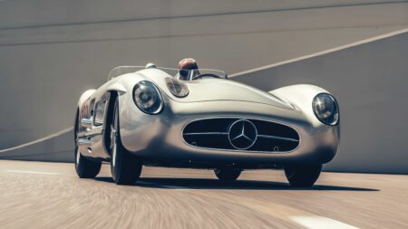 Driving the ultimate Mercedes-Benz 300 SLR: first-ever track test of £100m sports car