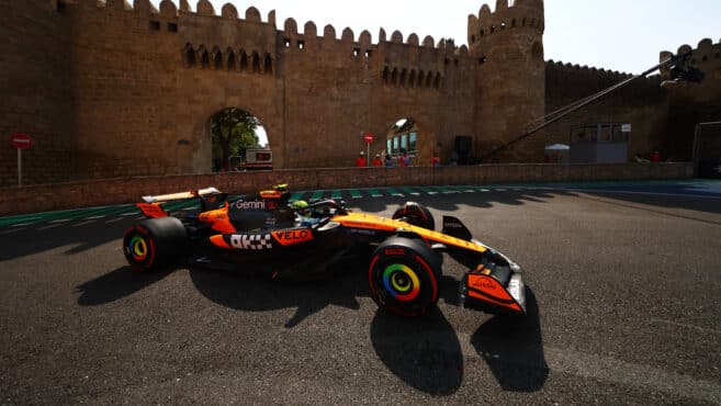 Norris quickest in interrupted FP1 – 2025 Azerbaijan GP practice results