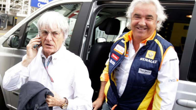 Bernie Ecclestone Flavio Briatore 2009