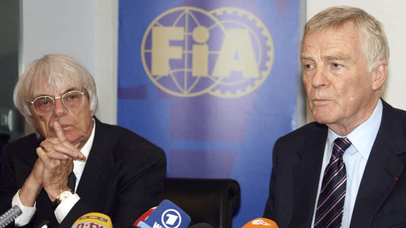 Bernie Ecclestone Max Mosley 2009