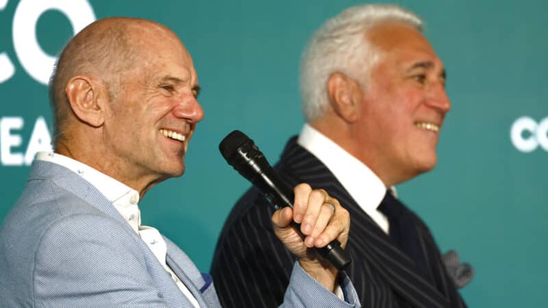 Adrian Newey and Lawrence Stroll