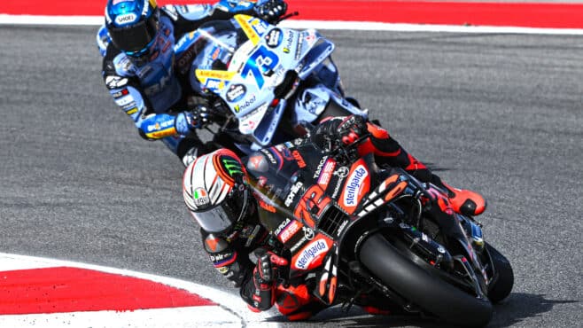 Bezzecchi makes MotoGP history for Aprilia