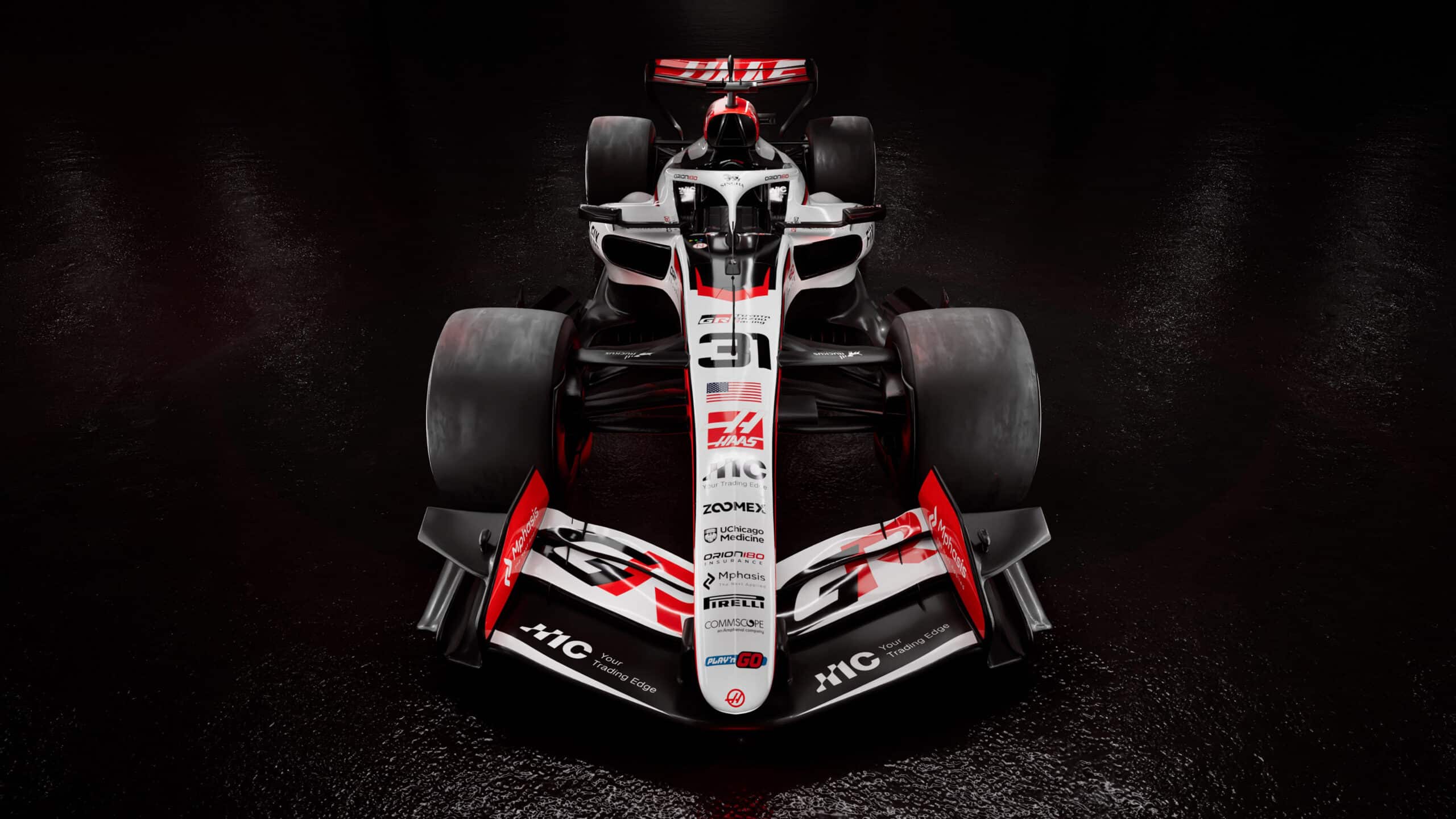2026 Haas F1 livery front view