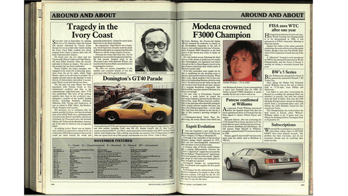 Tragedy at the 1987 Ivory Coast Rally - Motor Sport Magazine