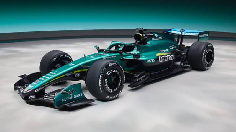 2026 Aston Martin F1 car livery reveal