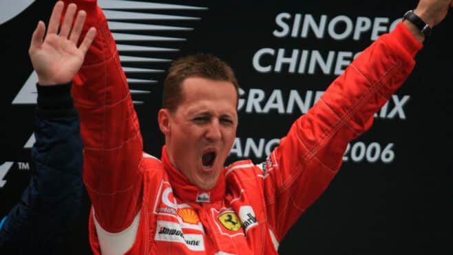 China 2006, the last time Michael Schumacher won an F1 race