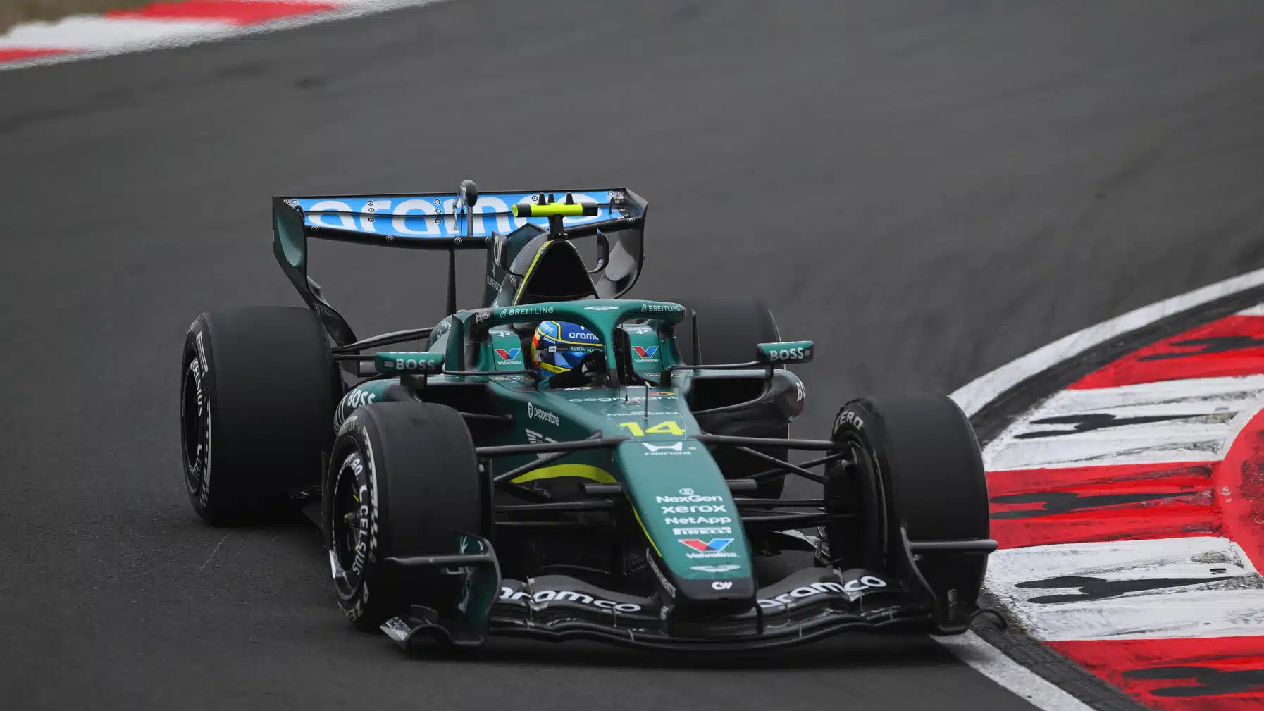 Fernando Alonso, Aston Martin, during the Chinese Grand Prix