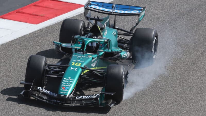 Lance Stroll locks up 2026 Aston Martin F1 car in testing