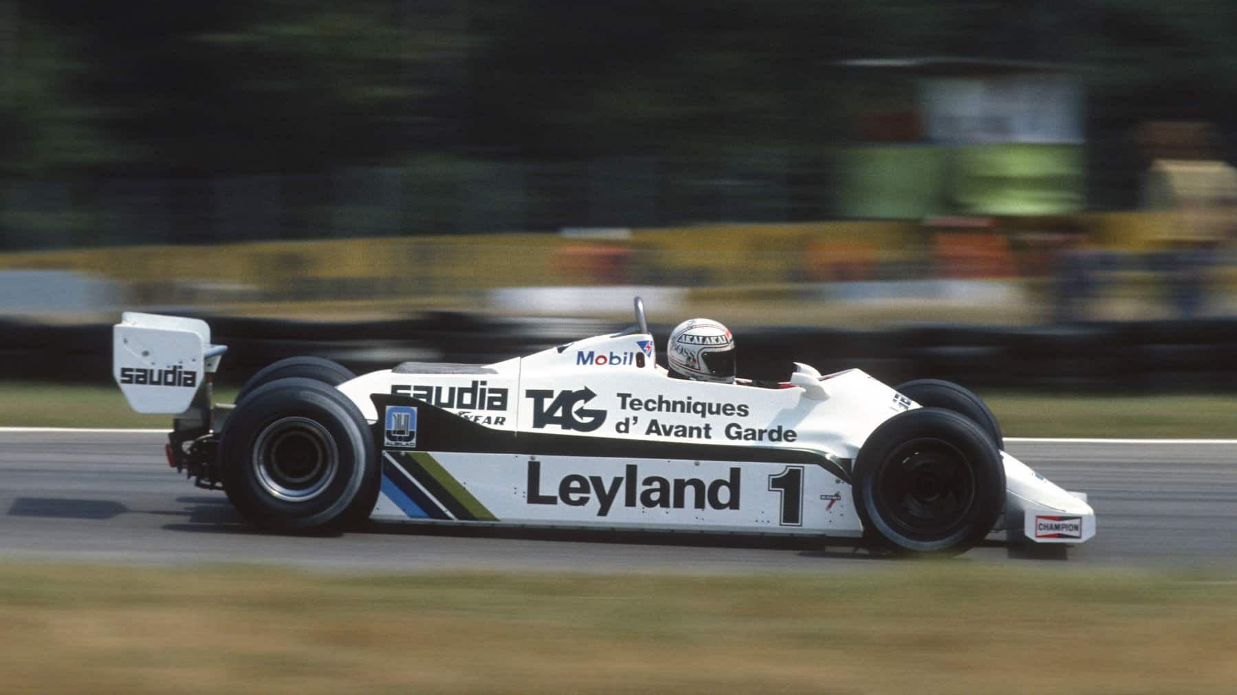 Alan Jones (Williams-Ford) in the 1981 German Grand Prix