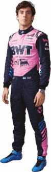 Franco Colapinto in Alpine Formula 1 Team race suit portrait