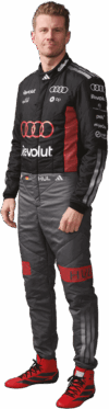 Nico Hülkenberg in Audi F1 Team race suit portrait