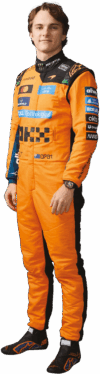 Oscar Piastri in McLaren Formula 1 Team race suit portrait