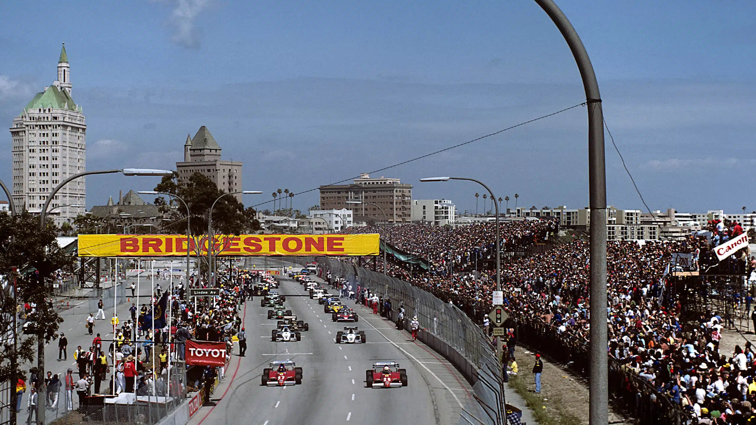 Start of the 1983 Long Beach Grand Prix