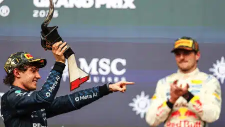 Mass frustration at the US GP – but Kimi just looked like a kid having fun