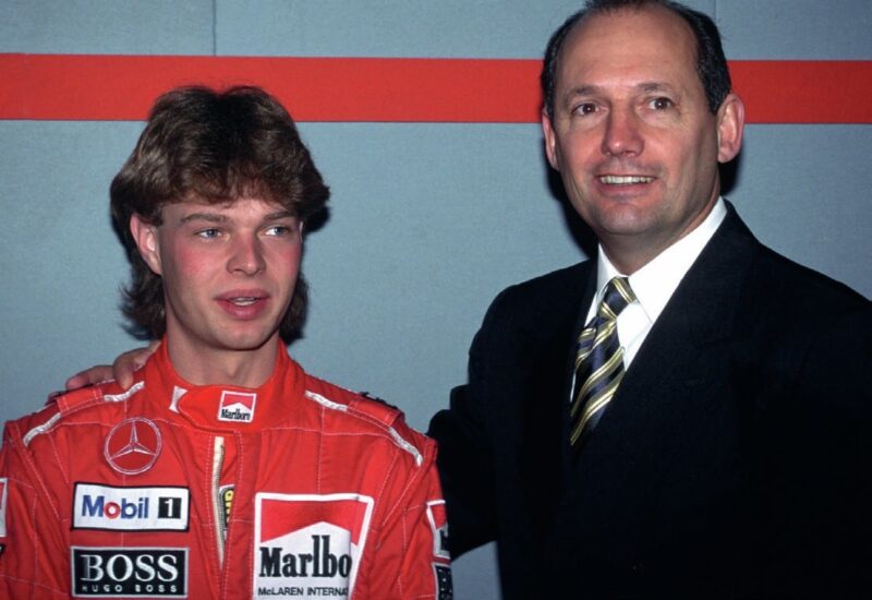 Ron Dennis with Jan Magnussen